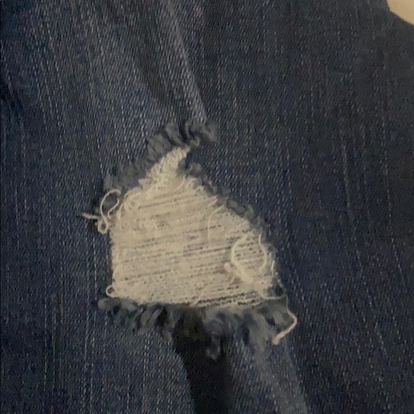 high rise distressed jeggings - Picture 2 of 6